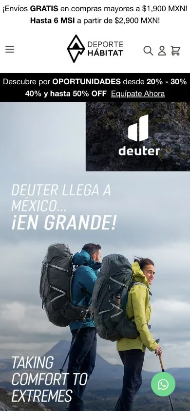 Deporte Hábitat · móvil