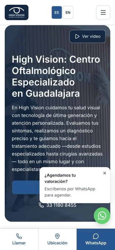 High Vision · móvil